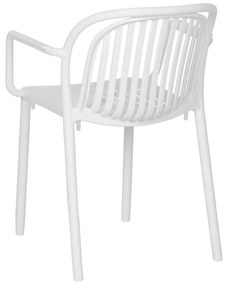 Fehér műanyag étkezőszék Alia – Ixia