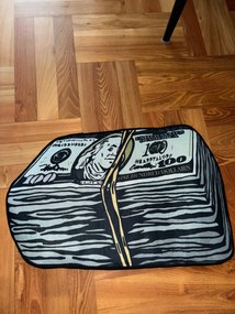 Szőnyeg Bankjegyek Pénz Kaki Dollár Pénz 3D Money 60 x 40cm Swag