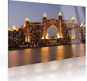 Kép egy épületról Dubajban (üvegen) (70x50 cm)