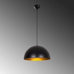 Sivani MR-722 fekete-arany vas függőlámpa, Ø40 cm