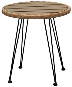 Kerti Bútor Szett 1+2, Fém + Polyrattan, Bézs. AZ-F1208 NAT