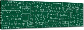 Vászonkép 60x20 Téma az iskola osztályába Fizika