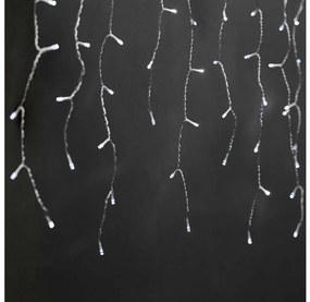 Nedis CLLC360C - LED Kültéri karácsonyi függöny 360xLED/7 funkciós 14m IP44 hideg fehér