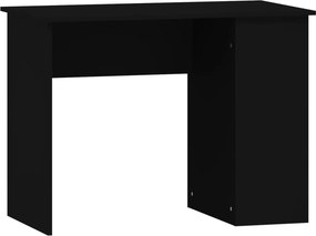 vidaXL fekete szerelt fa íróasztal 100x55x75 cm
