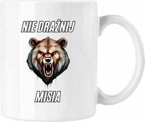 Bögre Ne irritáld a macit Fehér 330ml