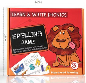 Fa ábécé képekkel, angol oktató játék