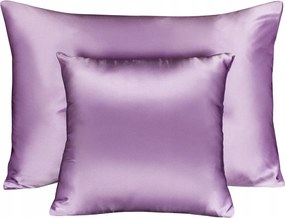 100% Selyem párnahuzat 40x40 párnahuzat ágyneműhuzat lila levendula