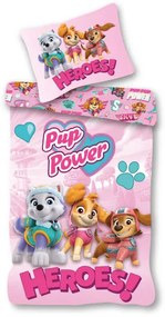 Mancs Őrjárat Heroes! gyerek, ovis ágyneműhuzat 100×135cm, 40×60 cm