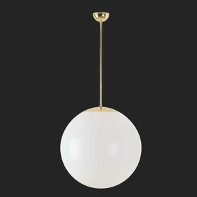 Osmont 46731 Isis P4 függesztett műanyag lámpa polírozott sárgaréz fehér IP40 10