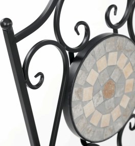 Kerti bútor szett 1+2, kerámia, többszínű, US1400 SET