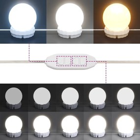 fekete tükrös szekrény LED-ekkel 90x31,5x62 cm