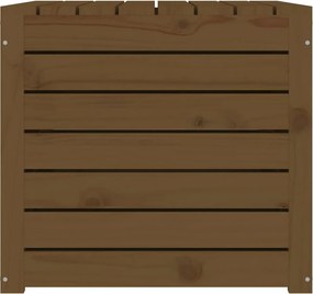 vidaXL mézbarna tömör fenyőfa kerti láda 101 x 50,5 x 46,5 cm