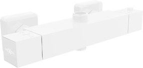 Mexen Cube  termostátos zuhanycsap , fehér - 77250-20 Zuhany csap falra