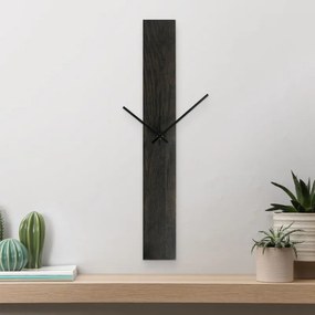 Elegáns falióra sötét tömör tölgyfából - DARKA