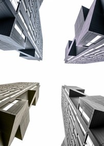 Poszter 67,5x95cm Régi adótorony, Assaf Frank