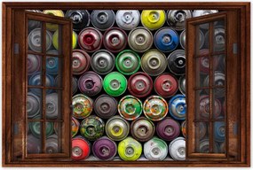 Poszterek 120x80 Graffiti Utcaművészet