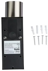 Kültéri fali lámpa érzékelővel 2xGU10/35W/230V IP44