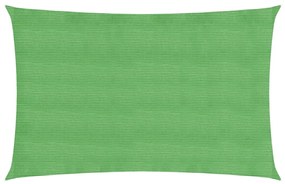 világoszöld HDPE napvitorla 160 g/m² 2 x 5 m