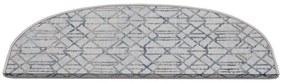 Szürke lépcsőszőnyeg szett 16 db-os 20x65 cm Cottage Warmth – Vitaus