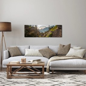 Kép - Olimpusi hegy (órával) (90x30 cm)