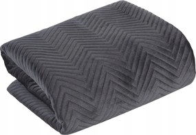 Dekoratív ágytakaró Sofia 170x210 fekete