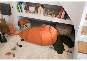 Zöld-narancssárga gyerek babzsákfotel Cathy the Carrot – Lorena Canals