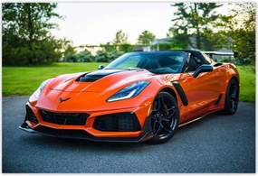 Poszterek 185x125 Narancssárga Autó