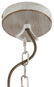 Klasszikus krém színű csillár 5 ággal - Giuseppe