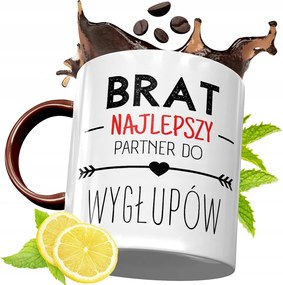 Bordó Bögre Testvérnek Születésnapra Ajándék fényképes nyomattal