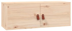 2 db tömör fenyőfa faliszekrény 80 x 30 x 30 cm