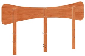 viaszbarna tömör fenyőfa fejtámla 150 cm