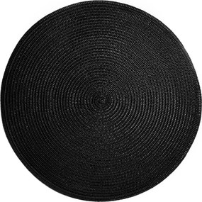 AMBIENTE étkezési alátét Ø38 cm, fekete