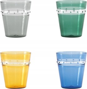 Pohár szett Zafferano A Pallini 4 db olasz pohár 300 ml