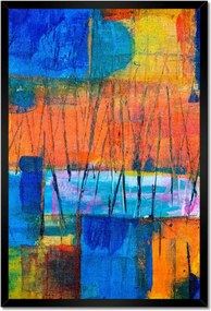 Poszterek keretben 40x60 Absztrakt Kígyó