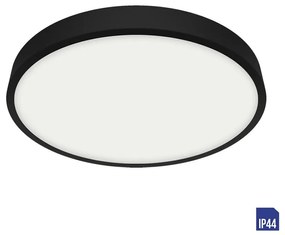 EMITHOR-49044 LENYS Fekete Színű Fürdőszoba Mennyezeti Lámpa LED 18W IP44