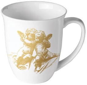 Karácsonyi bögre porcelán 400 ml Classic Angels Gold