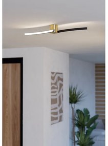 Eglo 901216 - LED Mennyezeti lámpa AIETA LED/12W/230V 4000K fekete