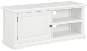 fehér fa TV-szekrény 90 x 30 x 40 cm
