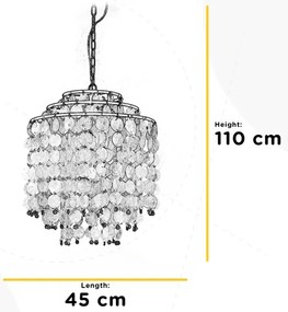 ONLI - Csillár láncon RUBEN 3xE27/22W/230V