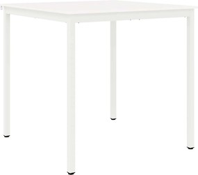 vidaXL Bárasztal Fehér 110 x 55 x 105 cm Tömör fenyőfa