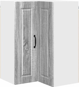 vidaXL Konyhaszekrény polcokkal Szürke Sonoma 57 x 57 x 80 cm Faanyag