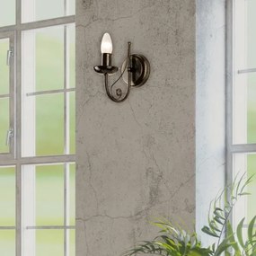 Fali lámpa DONATO 1xE14x40W/230V patinás