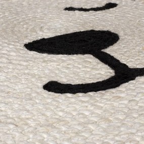 Natúr színű juta gyerek szőnyeg 100x100 cm Leo Lion – Flair Rugs