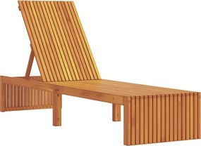 vidaXL Napozó Olaj Természetes 200 x 55 x 94 cm Tömör akácfa