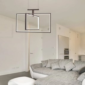 DOMENOLED 593 Modern Led Függesztett Lámpa Fehér, Barna LED IP20