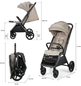 KINDERKRAFT - Babakocsi LOOM bézs