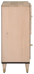 tömör mangófa tálalószekrény 80 x 33 x 75 cm