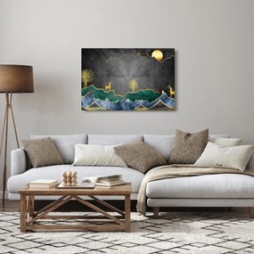 Kép - Hegyi táj (90x60 cm)