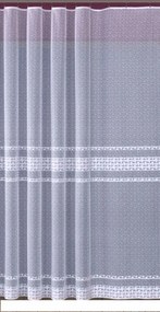 Mg Függöny 768/19 Fehér 350x250cm Kész Szalaggal M