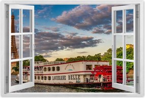 Poszterek 90x60 Eiffel-torony Paris France